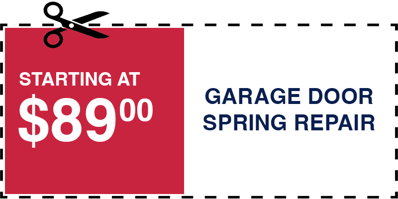 89 garage door SPRING repair Farmingville